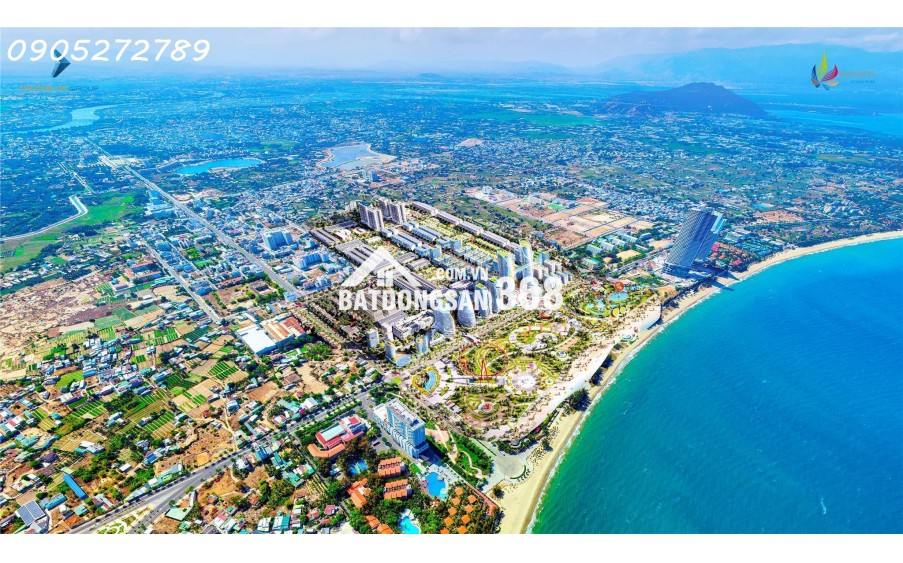 Bán đất mặt tiền đường Phạm Đình Hổ, sổ đỏ có sẵn Khu đô thị biển Bình Sơn Ocean Park giá đầu tư